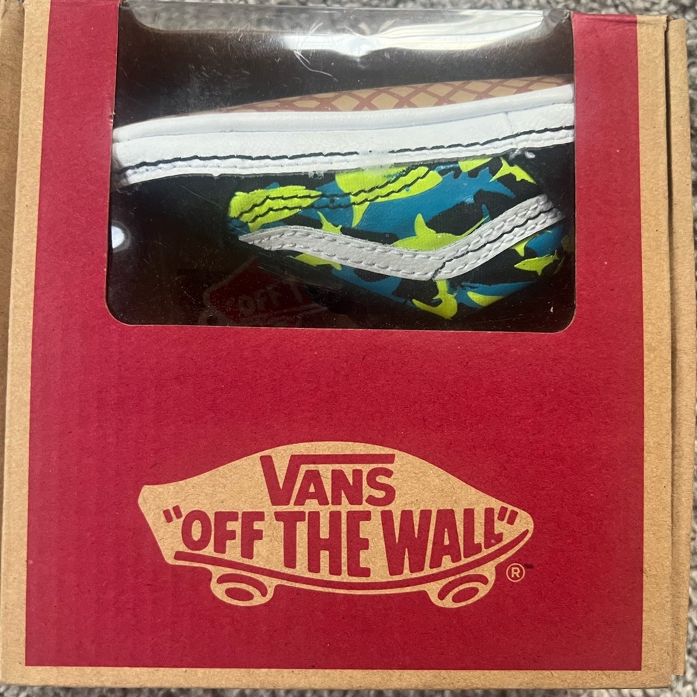 Glow in the Dark Vans- Size 4